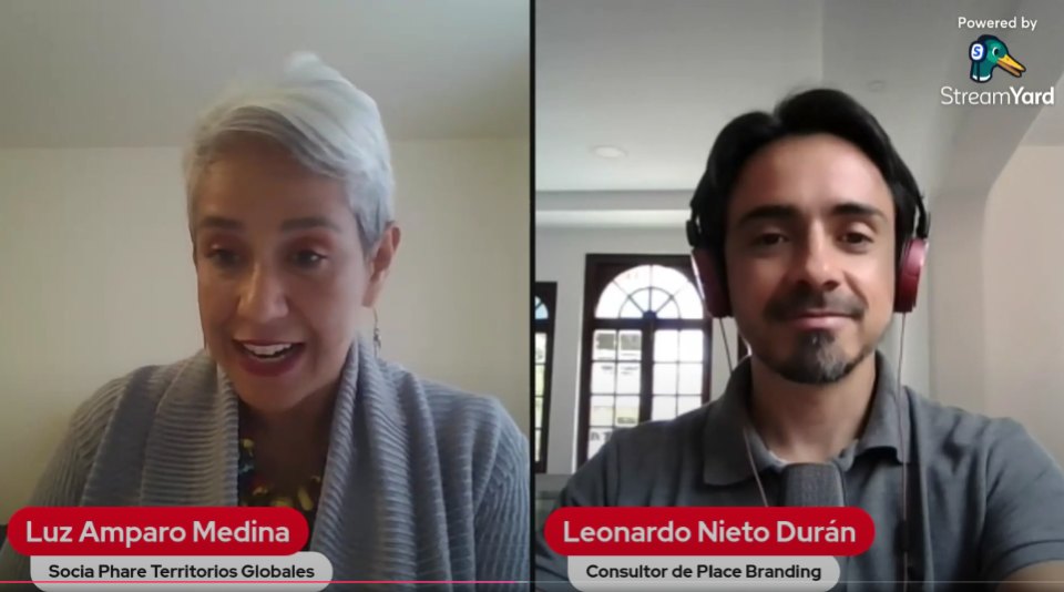 Tercer capítulo Place Branding &amp; Co: me acompaña una invitada de lujo: Luz Amparo Medina Gerena, experta en go